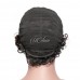 Uglam Pixie Cut Human Hair Machine Made Wig Afro Kinky Curl