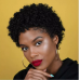 Uglam Pixie Cut Human Hair Machine Made Wig Afro Kinky Curl