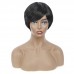 Uglam Pixie Cut Straight Human Hair Machine Made Wig