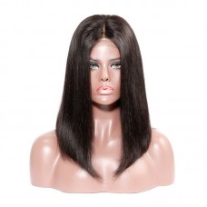 Uglam T Part Lace Straight Bob Wig