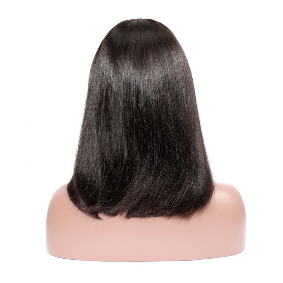 Uglam T Part Lace Straight Bob Wig