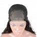 Uglam Transparent Lace Closure Wig Deep Wave