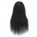 Virgin 4X4 Medium Lace Closure Deep Wave Human Hair Wig 180% Density