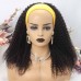 Uglam Headband Wigs Kinky Curly No PrePlucked Hairline