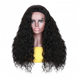 Uglam Headband Wigs Nature Wave No PrePlucked Hairline