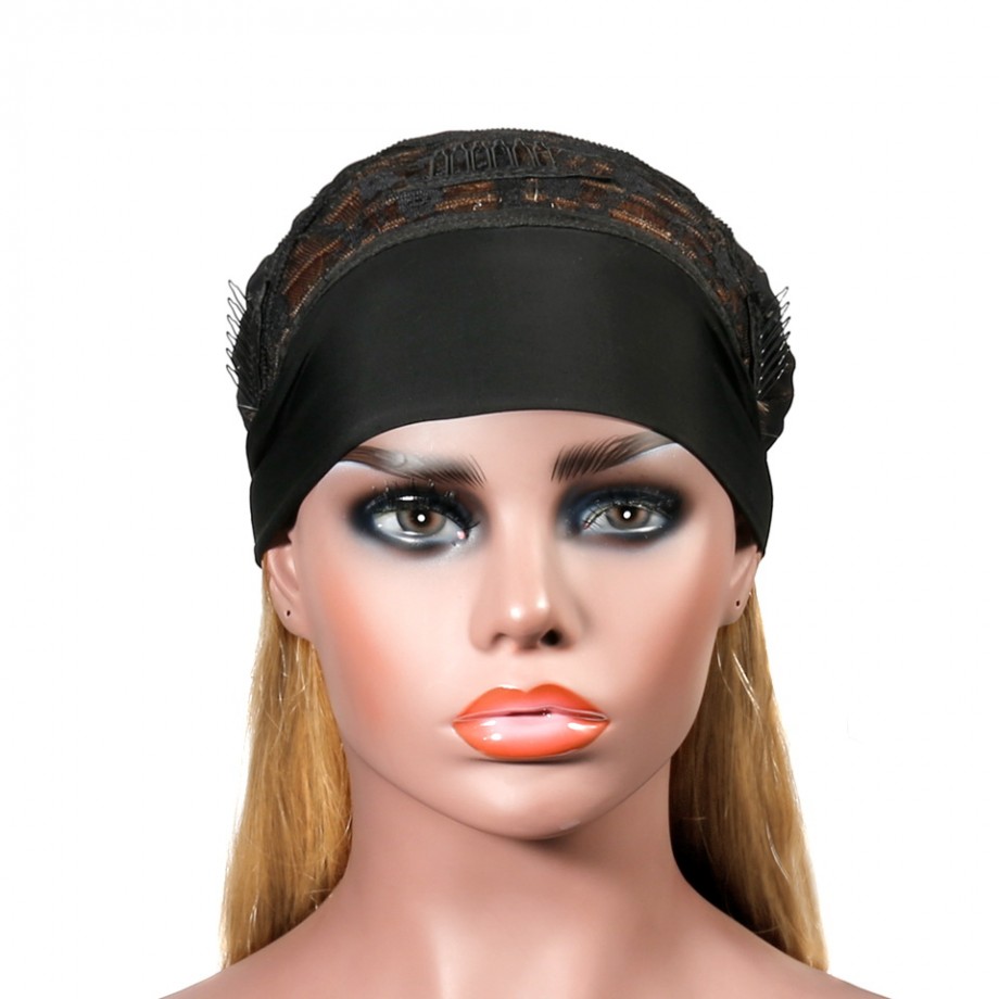Uglam #27/#8 Color Headband Wigs Straight No PrePlucked Hairline