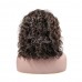 Uglam Bob Machine Made Wigs Loose Body Wave With Bang Hair