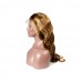 Virgin 13X4 Lace Front Piano Highlight #4/27 Color Body Wave Human Hair Wig