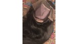 Virgin Human Hair 13X4 Transparent Lace Front Straight Wig 180% Density