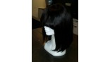 Uglam Bob Transparent Lace Front Wigs With Bangs