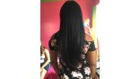 4X4 Medium Brown Lace Closure Wigs Straight 180% Density