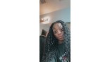 Uglam Non Remy Hair Lace Front Wigs Deep Wave 150% Density