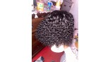 Uglam Bob Lace Front Wigs 250% Density Deep Wave 