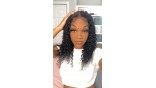 Virgin Human Hair 13x4 13x6 Transparent Lace Front Deep Wave Wig 200% Density