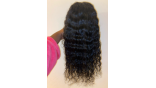 Virgin Human Hair 13x4 13x6 Transparent Lace Front Deep Wave Wig 200% Density