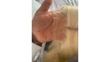 Uglam Closure Wigs 613 Blonde Color Straight Humanhair