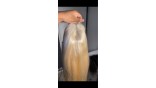 Virgin 4x4 5x5 Lace Closure #613 Blonde Color Straight Human hair WIgs
