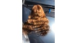Virgin 13X4 Lace Front Piano Highlight #4/27 Color Body Wave Human Hair Wig