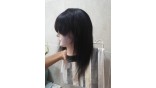 Uglam Machine Made Wigs Straight With Bangs