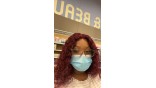 Uglam Lace Front Wig 99J Wine Color Deep Wave Wig