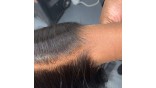Uglam 10A Transparent 4x4/13x4 Lace Front  Wig Straight 180% Density