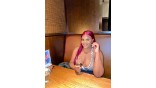 Uglam 13x4 Transparent Lace Front Wigs 99j Color Straight Hair