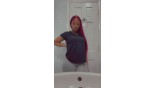 Uglam 13x4 Transparent Lace Front Wigs 99j Color Straight Hair