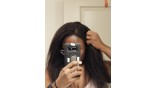 U Part Kinky Straight Human Hair Wig
