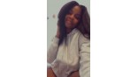 U Part Kinky Straight Human Hair Wig