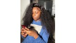 Uglam 13X4 Medium Brown Lace Frontal  Deep Wave 