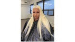 Uglam 13x6 Swiss Lace Frontal 613 Blonde Straight