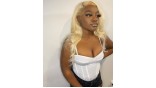 Uglam 13x6 Swiss Lace Frontal 613 Blonde Color Body Wave