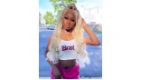 Uglam Bundles With 4x4 Lace Closure Blonde #613 Color Body Wave