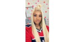 Uglam Transparent Full Lace Wigs 613 Honey Blonde Color Straight
