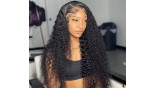 Virgin Human Hair 13x6 HD Lace Front Deep Wave Wig