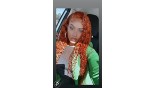 Uglam Ginger Highlight 4/350 13X4 Transparent Lace Front  Wig Human hair