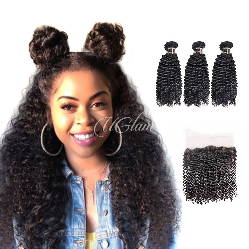 360 Lace Frontal Closure Mongolian Kinky Curly Sexy Formula